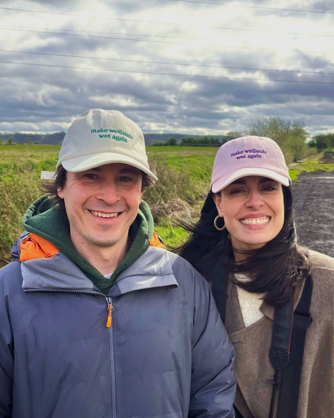 'Make Wetlands Wet Again' Cap - Cream