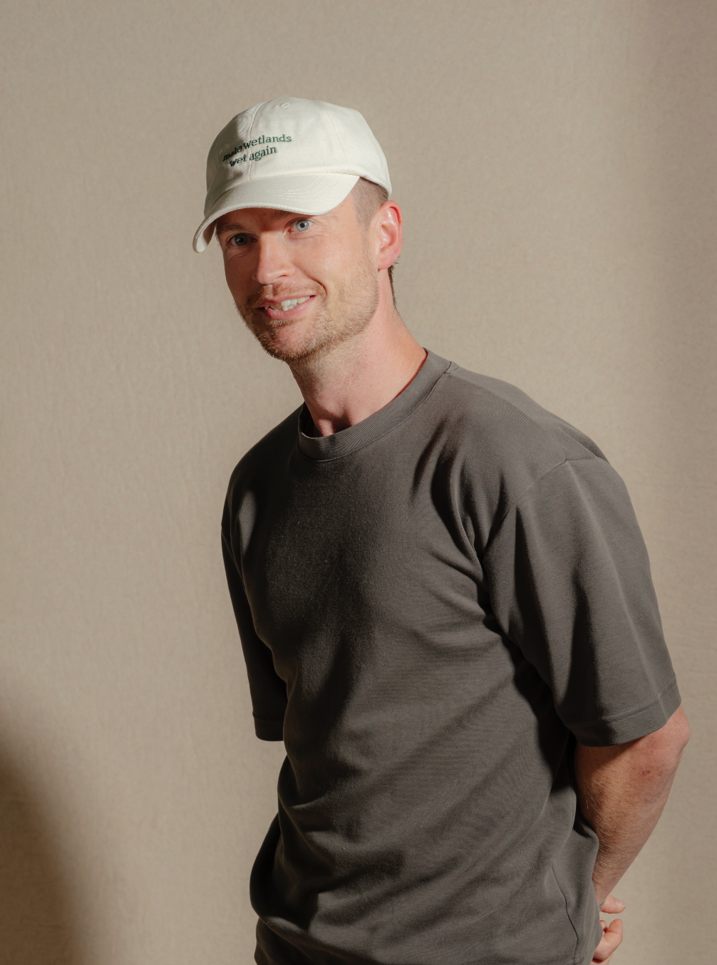 'Make Wetlands Wet Again' Cap - Cream