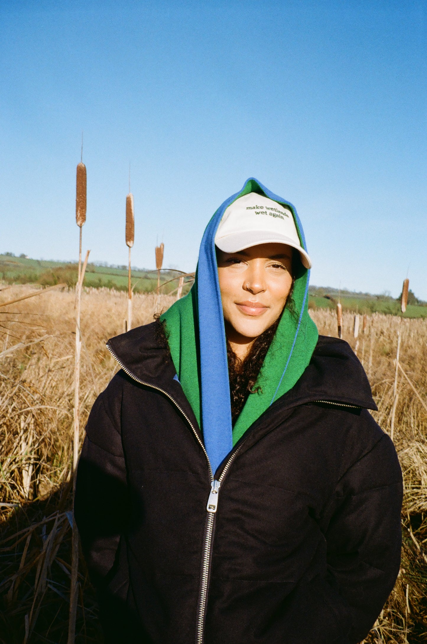 'Make Wetlands Wet Again' Cap - Cream