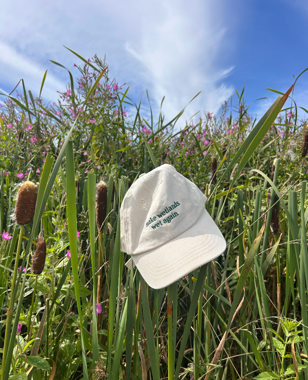 'Make Wetlands Wet Again' Cap - Cream